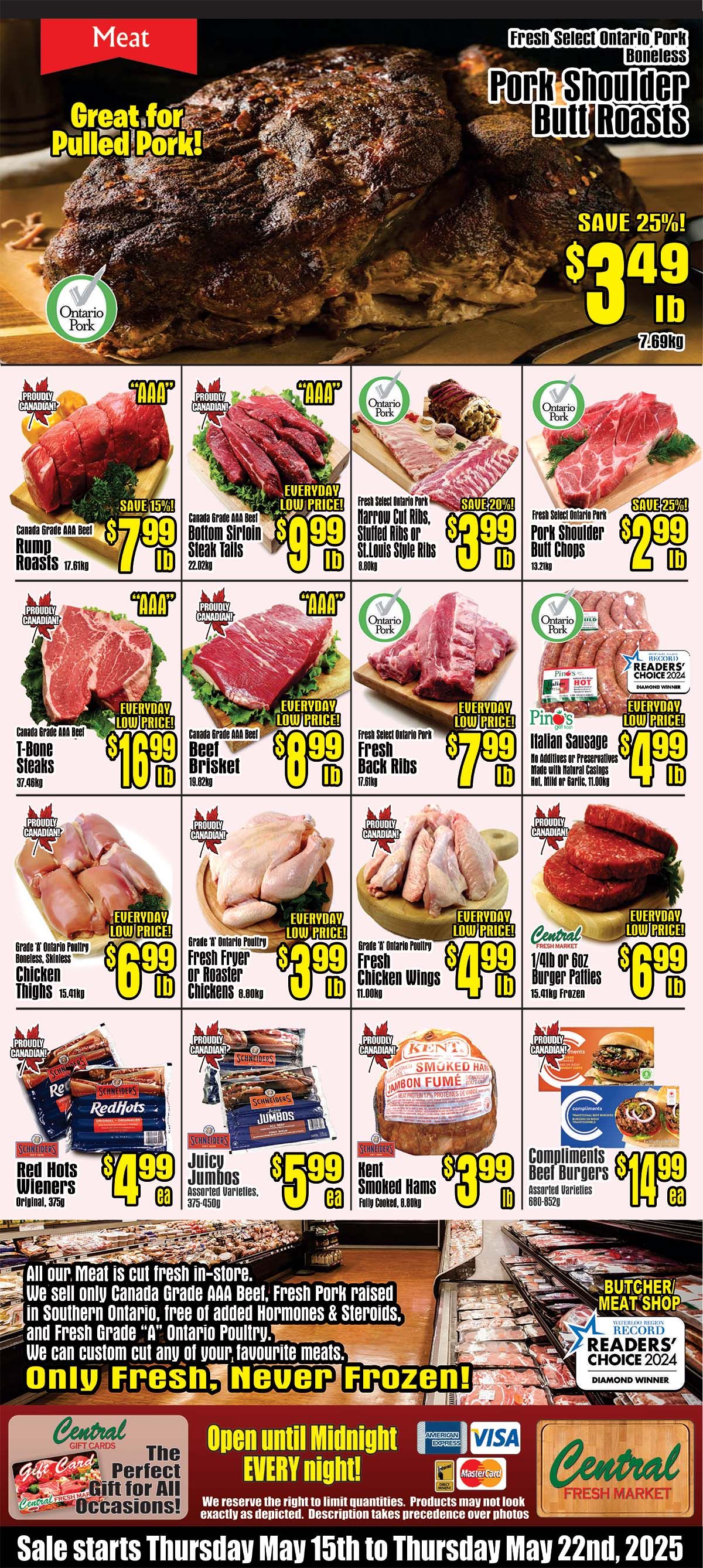 Central Fresh Market Flyer May 15 to 22