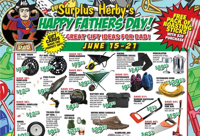 Surplus Herby's Father's Day Sale Flyer June 15 to 21