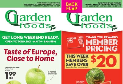 Garden Foods Flyer May 15 to 21