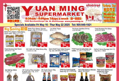 Yuan Ming Supermarket Flyer May 16 to 22 Yuan Ming Supermarket Flyer May 16 to 22