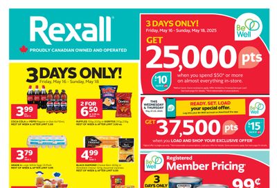 Rexall (ON) Flyer May 16 to 22 Rexall (ON) Flyer May 16 to 22