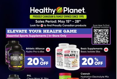 Healthy Planet Flyer May 15 to 28
