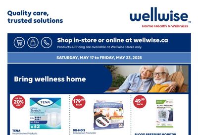 Wellwise By Shoppers Flyer May 17 to 23