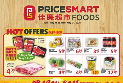 PriceSmart Foods Flyer May 15 to 21