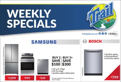 Trail Appliances (AB & SK) Flyer May 15 to 21 Trail Appliances (AB & SK) Flyer May 15 to 21
