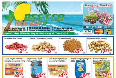 BestCo Food Mart (Etobicoke) Flyer May 16 to 22