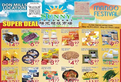 Sunny Foodmart (Don Mills) Flyer May 16 to 22