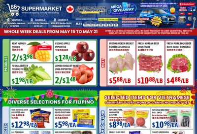 88 Supermarket Flyer May 15 to 21