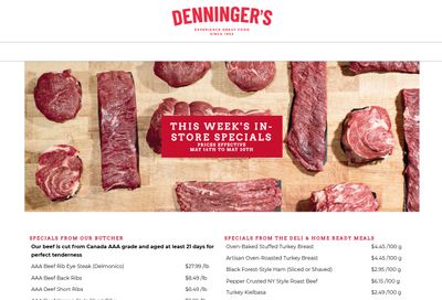 Denninger's Weekly Specials May 14 to 20