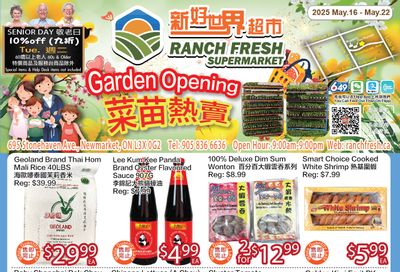 Ranch Fresh Supermarket Flyer May 16 to 22