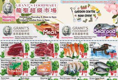Grant's Food Mart Flyer May 16 to 22