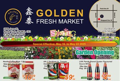 Golden Fresh Market Flyer May 16 to 22 Golden Fresh Market Flyer May 16 to 22