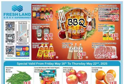 FreshLand Supermarket Flyer May 16 to 22