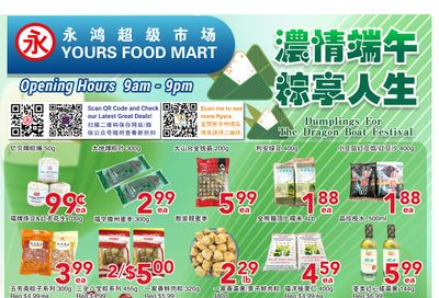 Yours Food Mart Flyer May 16 to 22