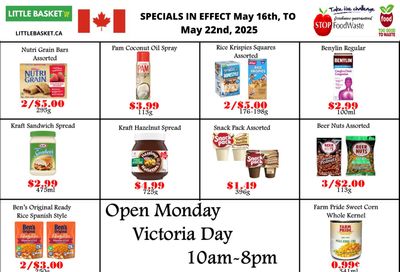 Little Basket Flyer May 16 to 22