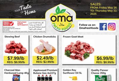 Oma Fresh Foods Flyer May 16 to 22