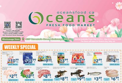 Oceans Fresh Food Market (Mississauga) Flyer May 16 to 22 Oceans Fresh Food Market (Mississauga) Flyer May 16 to 22