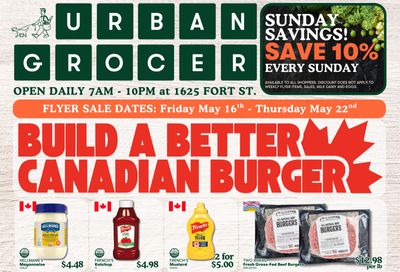 Urban Grocer Flyer May 16 to 22