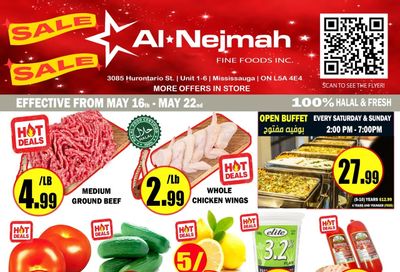 Alnejmah Fine Foods Inc. Flyer May 16 to 22