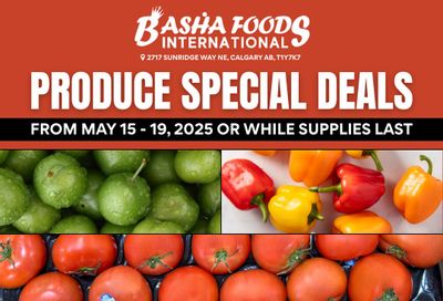 Basha Foods International Weekend Deals Flyer May 15 to 19