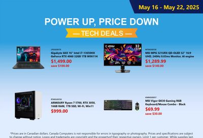 Canada Computers Flyer May 16 to 22