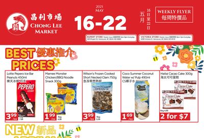 Chong Lee Market Flyer May 16 to 22