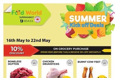 Food World Supermarket Flyer May 16 to 22