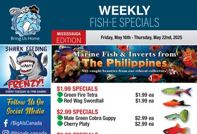 Big Al's (Mississauga) Weekly Specials May 16 to 22