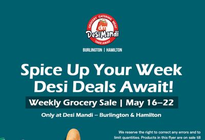 DesiMandi Flyer May 16 to 22