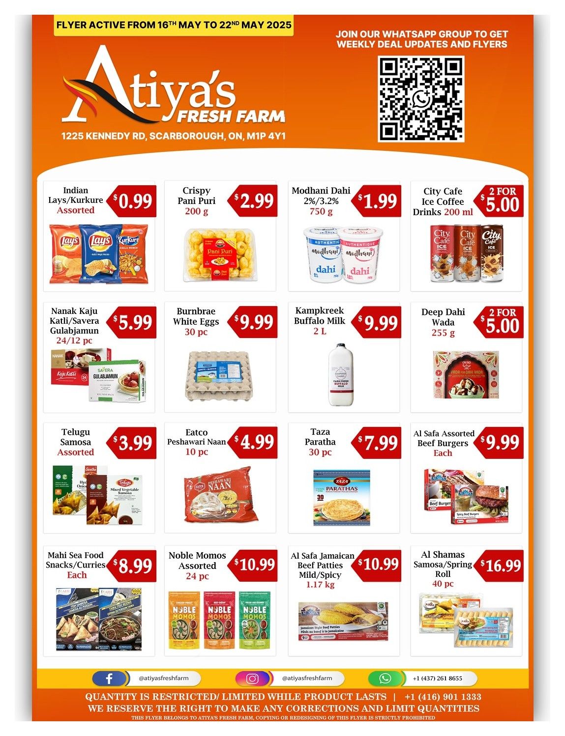 Atiya's Fresh Farm Flyer May 16 to 22