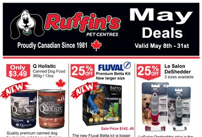Ruffin's Pet Centre Flyer May 8 to 31