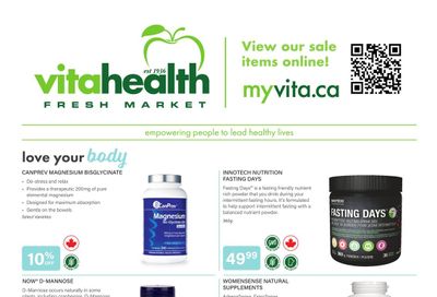 Vita Health Fresh Market Flyer May 8 to 28