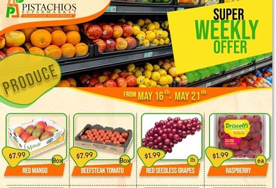 Pistachios Supermarket Flyer May 16 to 21