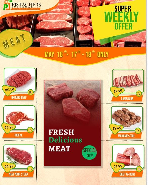 Pistachios Supermarket Flyer May 16 to 21
