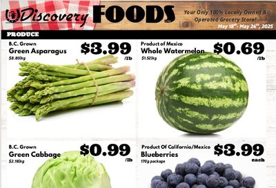 Discovery Foods Flyer May 18 to 24