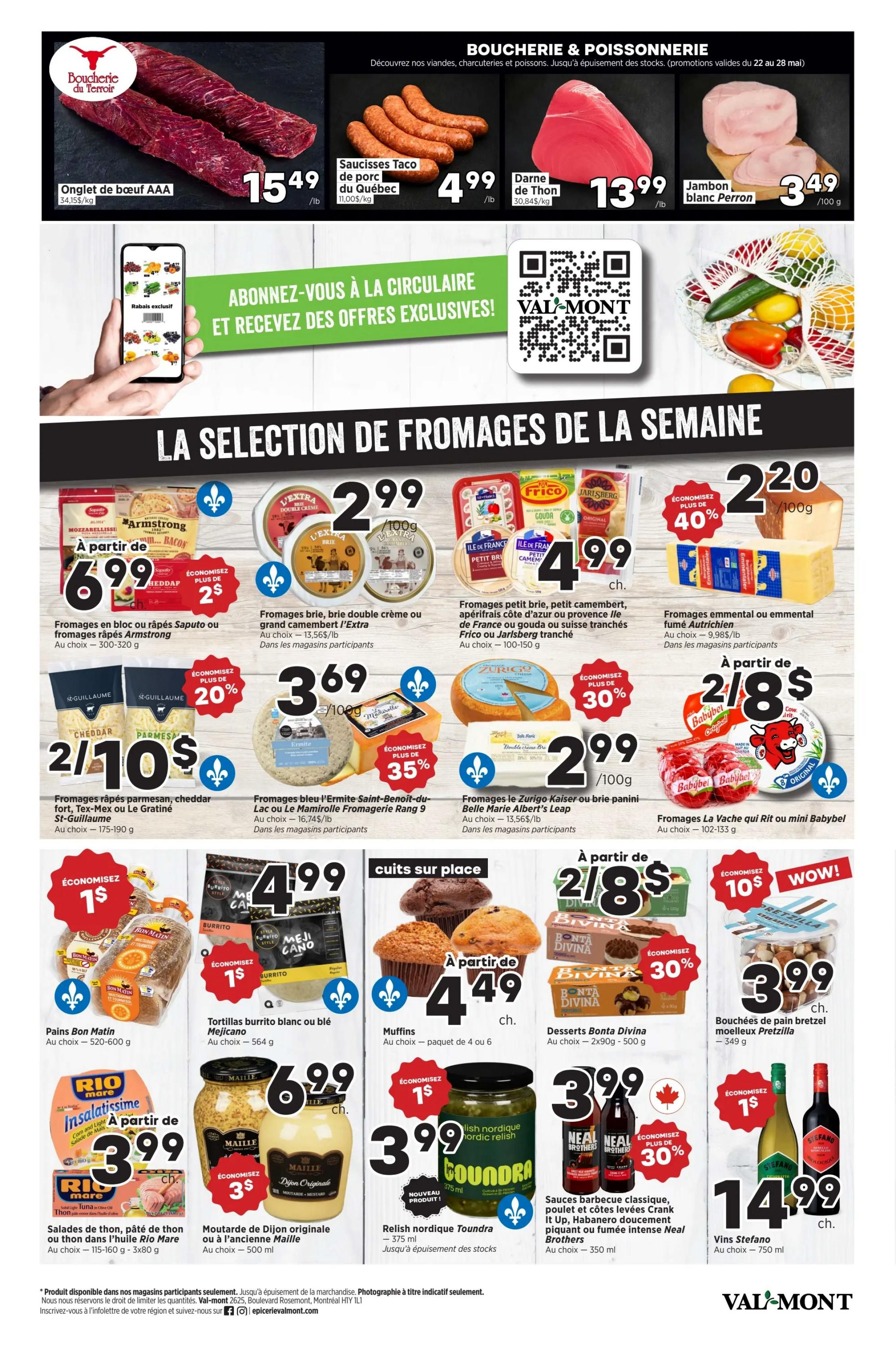 Val-Mont Flyer May 22 to 28