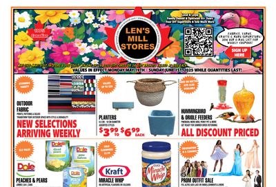 Len's Mill Stores Flyer May 20 to June 1 Len's Mill Stores Flyer May 20 to June 1