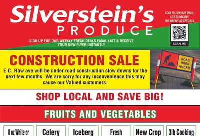 Silverstein's Produce Flyer May 20 to 24