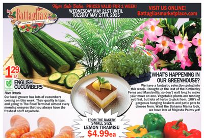 Battaglia's Marketplace Flyer May 21 to 27