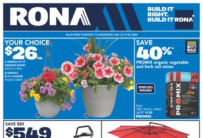Rona & Rona+ (Atlantic) Flyer May 22 to 28