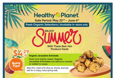 Healthy Planet Flyer May 22 to June 4