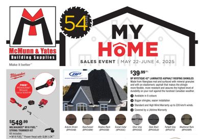 McMunn & Yates Building Supplies Flyer May 22 to June 4