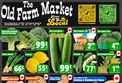 The Old Farm Market (Duncan) Flyer May 22 to 28