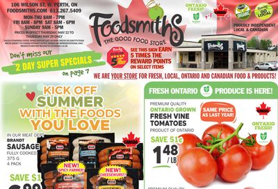 Foodsmiths Flyer May 22 to 29