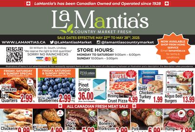 LaMantia's Flyer May 22 to 28