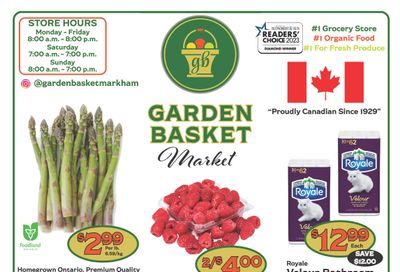 The Garden Basket Flyer May 22 to 28