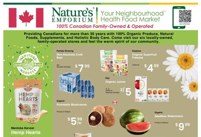 Nature's Emporium Bi-Weekly Flyer May 22 to June 4