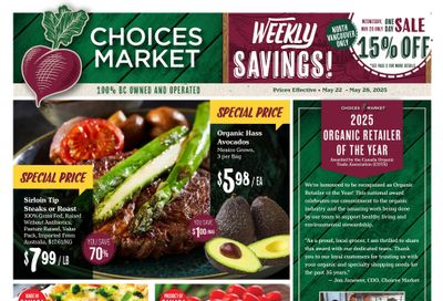 Choices Market Flyer May 22 to 28