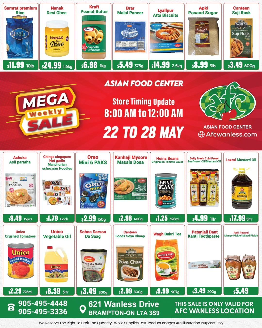 Asian Food Centre (Wanless Dr.) Flyer May 22 to 28