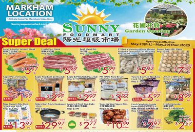 Sunny Foodmart (Markham) Flyer May 23 to 29